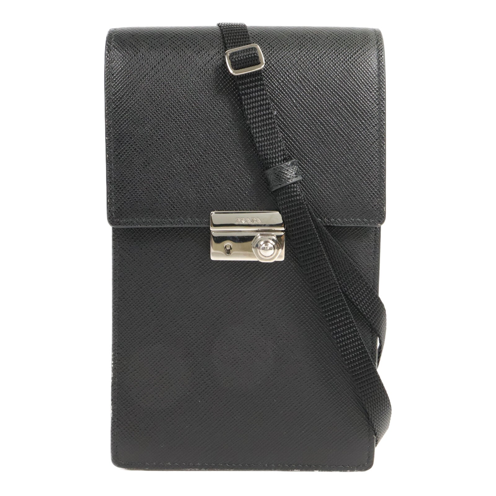 PRADA Saffiano皮革Smartphone Pouch肩背袋