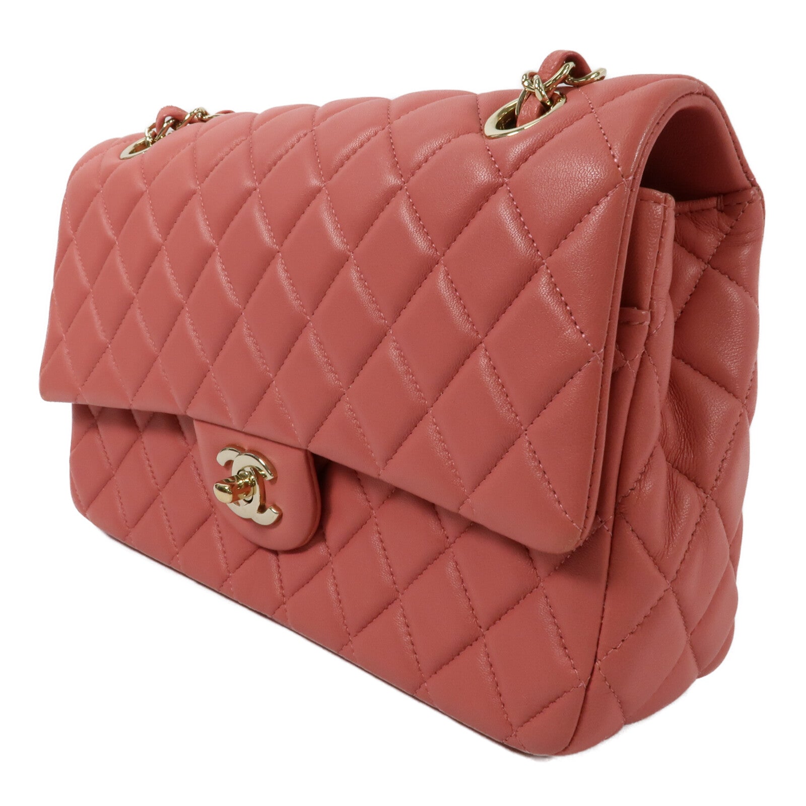 CHANEL 羊皮皮革Chain Shoulder Bag鏈帶肩背袋