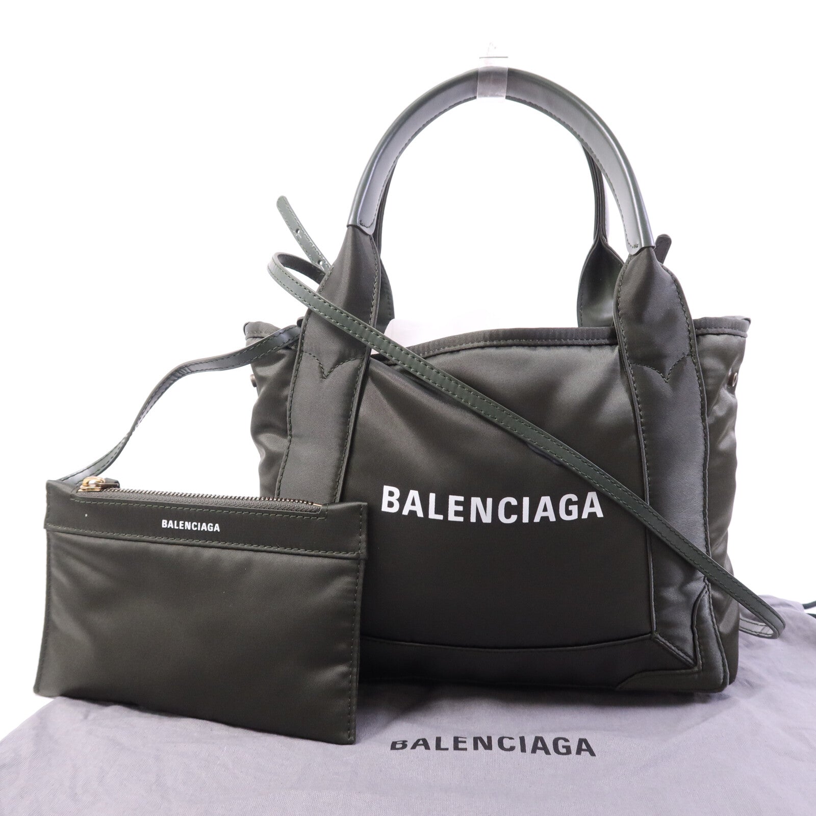 BALENCIAGA 尼龍Cabas Xs金扣手挽肩背兩用袋