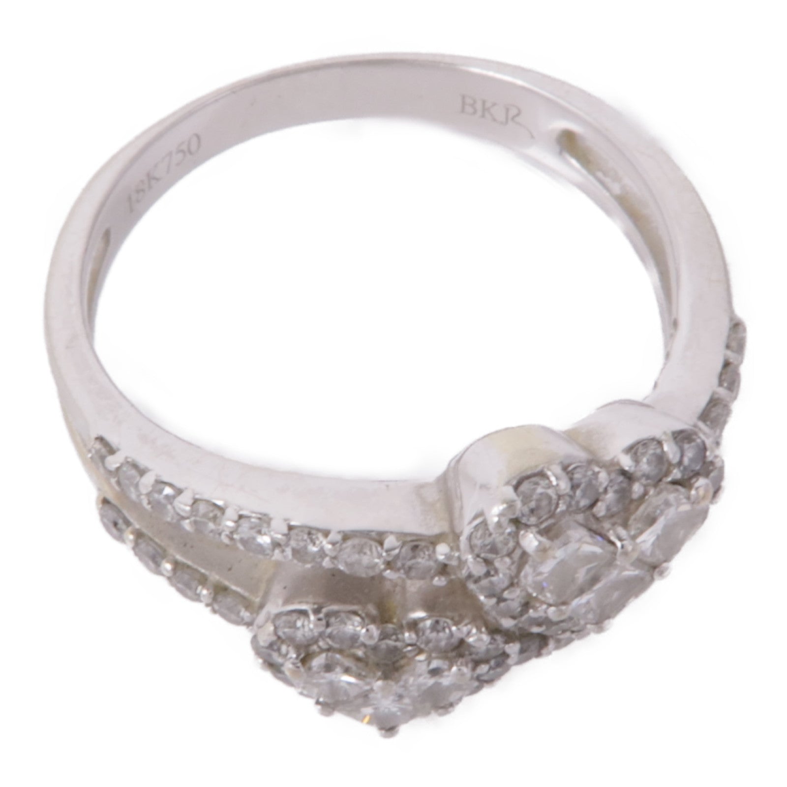 JEWELRY 18K白金Diamond Ring鑽石戒指US#8.5