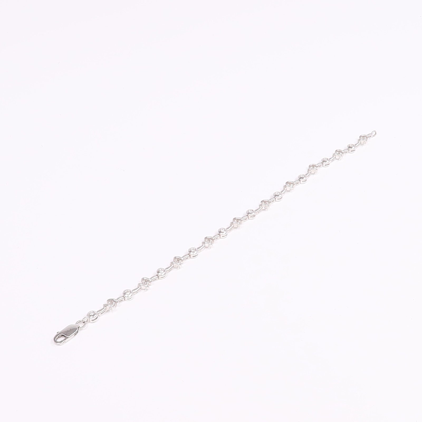JEWELRY 【激減優惠】18K白金Diamond Bracelet鑽石手鏈