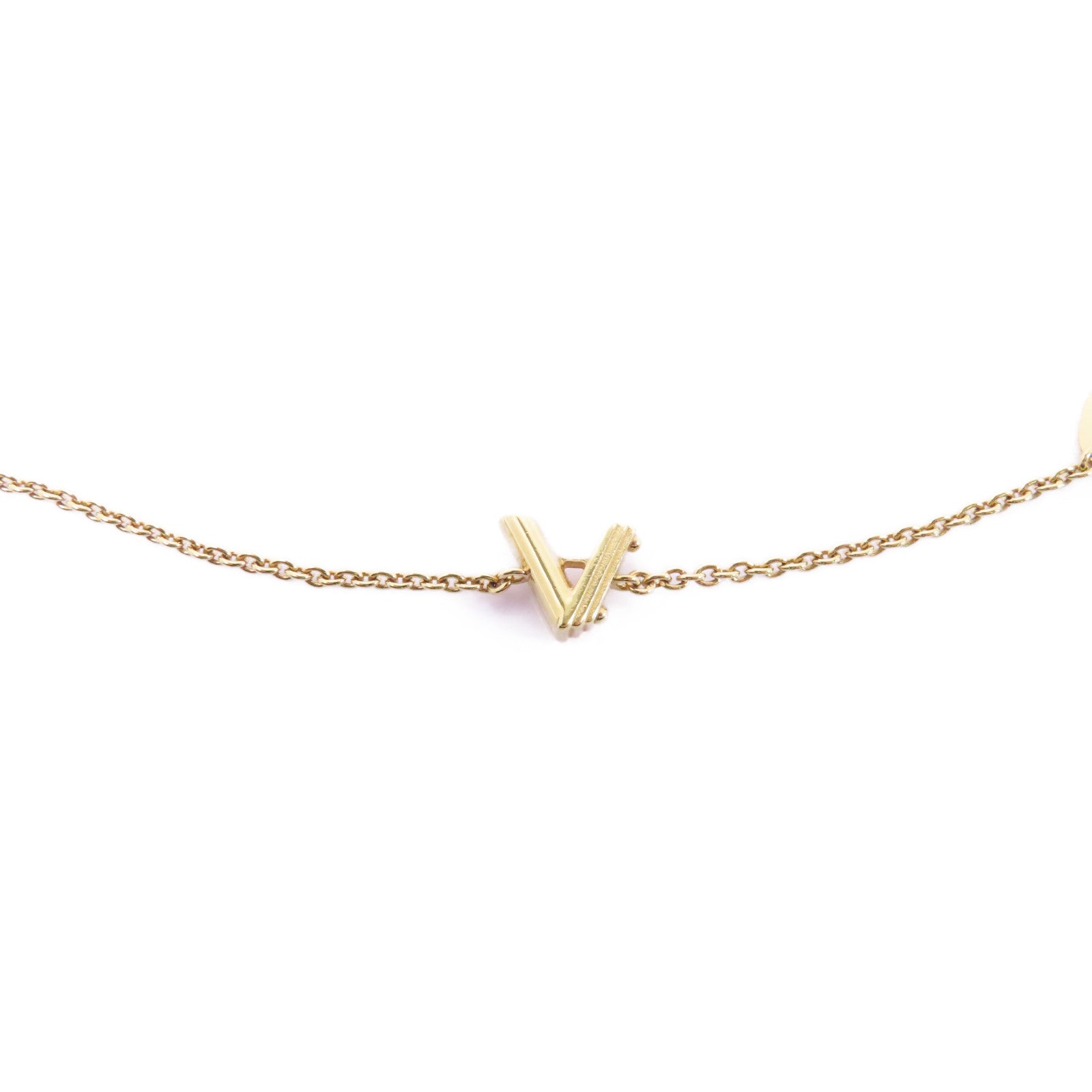 LOUIS VUITTON 金屬Me Bracelet Letter A手鏈金色