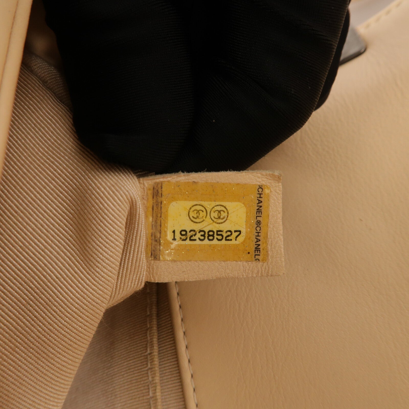 CHANEL 羊皮皮革Boy 25鏈帶肩背袋