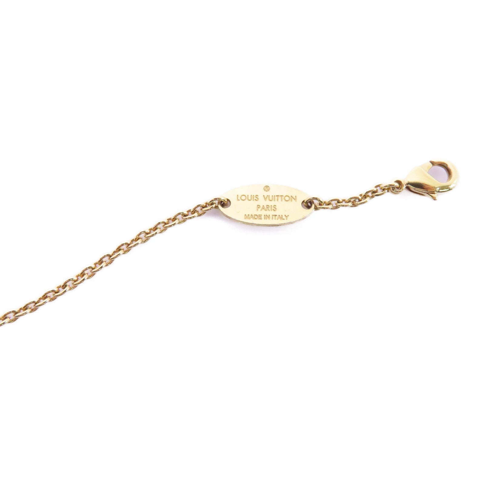 LOUIS VUITTON 金屬Me Bracelet Letter A手鏈金色