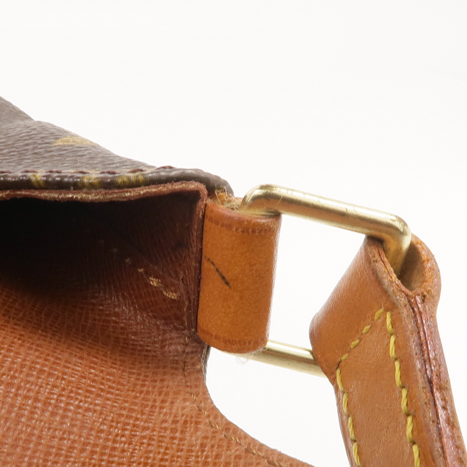 LOUIS VUITTON Monogram Musette Salsa金扣肩背袋棕色