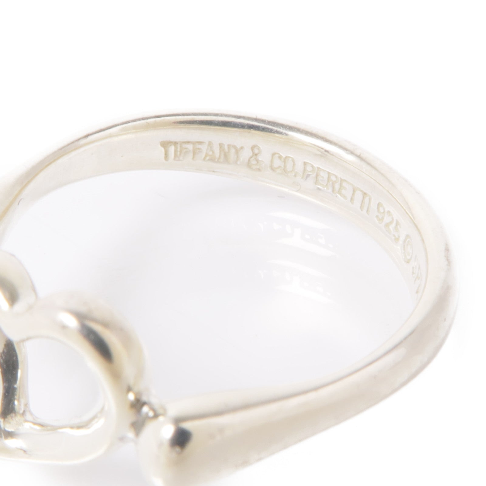 TIFFANY＆CO 925純銀Open Heart Ring戒指US#5.5