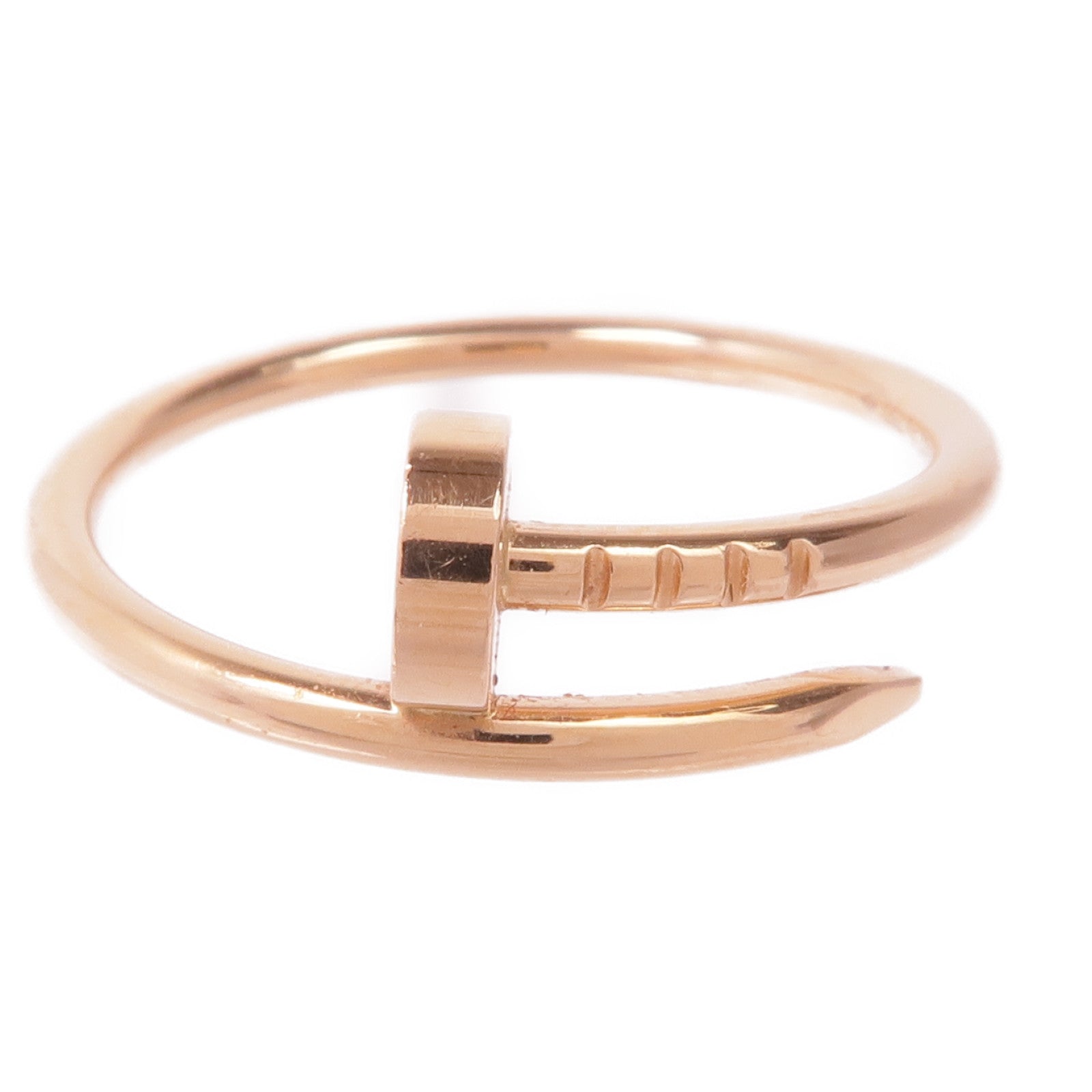 CARTIER 18K玫瑰金Juste un Clou Ring戒指Cartier#58/US#8.5