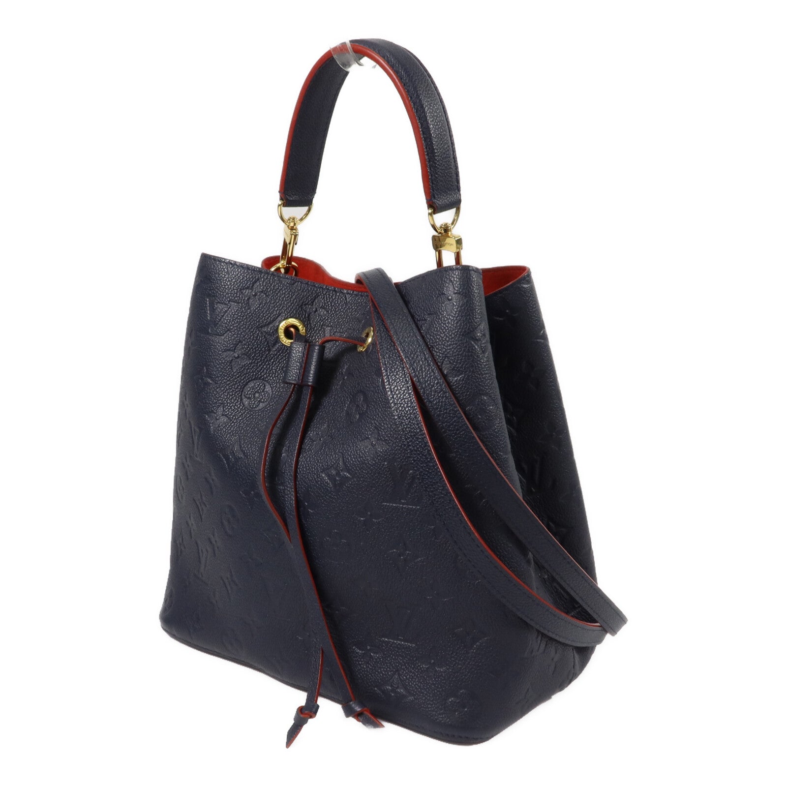 LOUIS VUITTON Monogram Empreinte Neo Noe MM手挽肩背兩用袋
