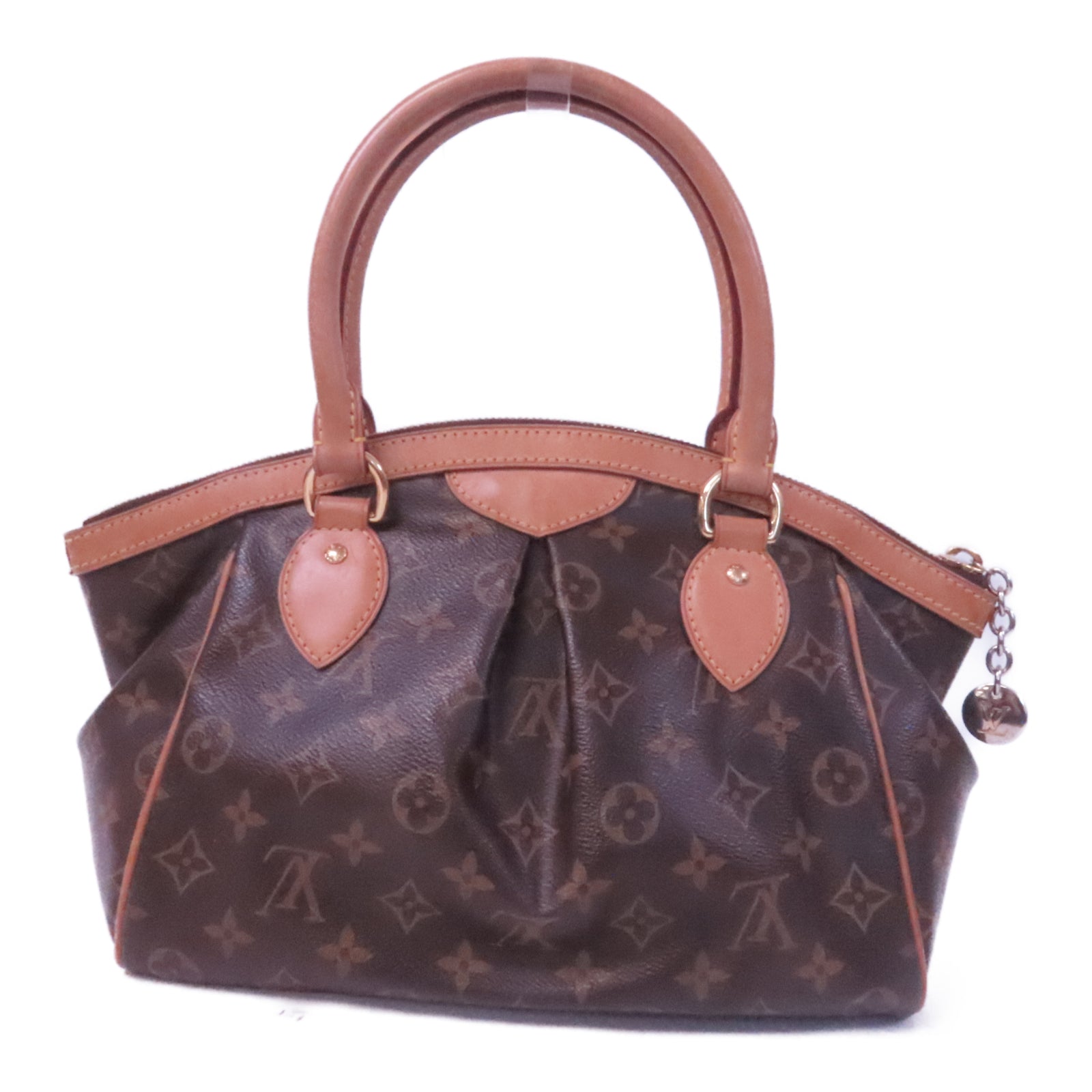 LOUIS VUITTON 【激減優惠】Monogram Tivoli PM金扣手挽袋啡色