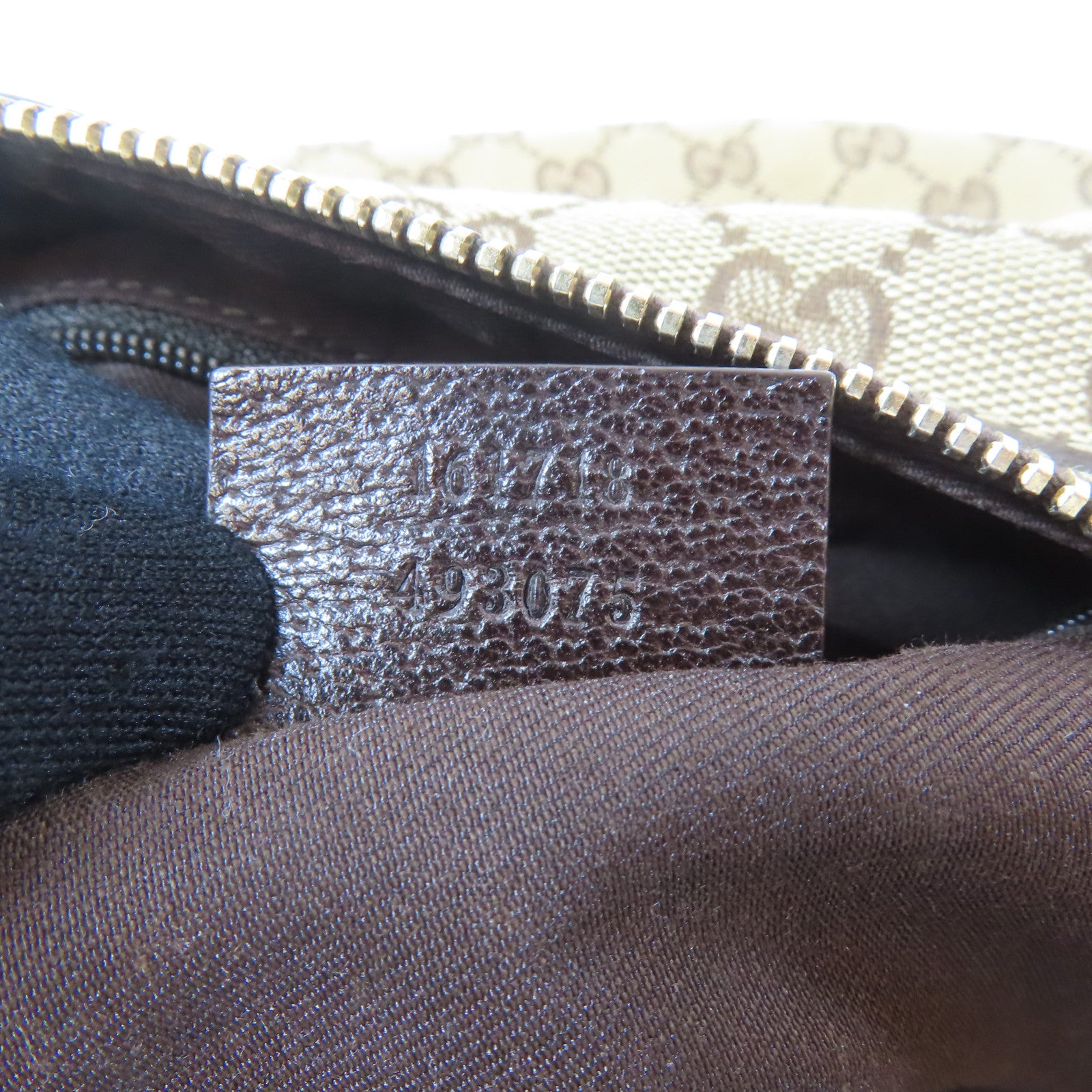 GUCCI 帆布Shoulder Bag金扣肩背袋啡色