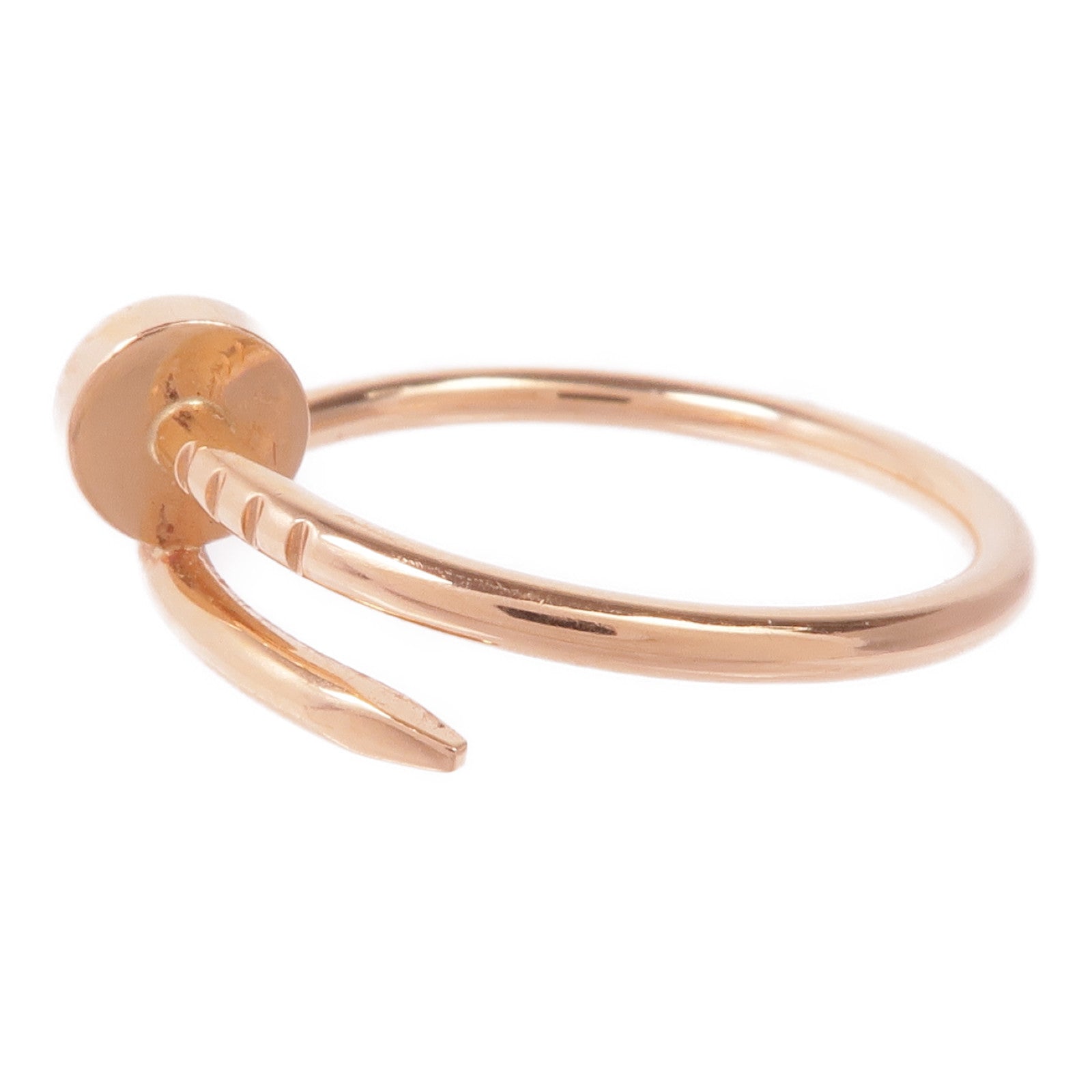 CARTIER 18K玫瑰金Juste un Clou Ring戒指Cartier#58/US#8.5