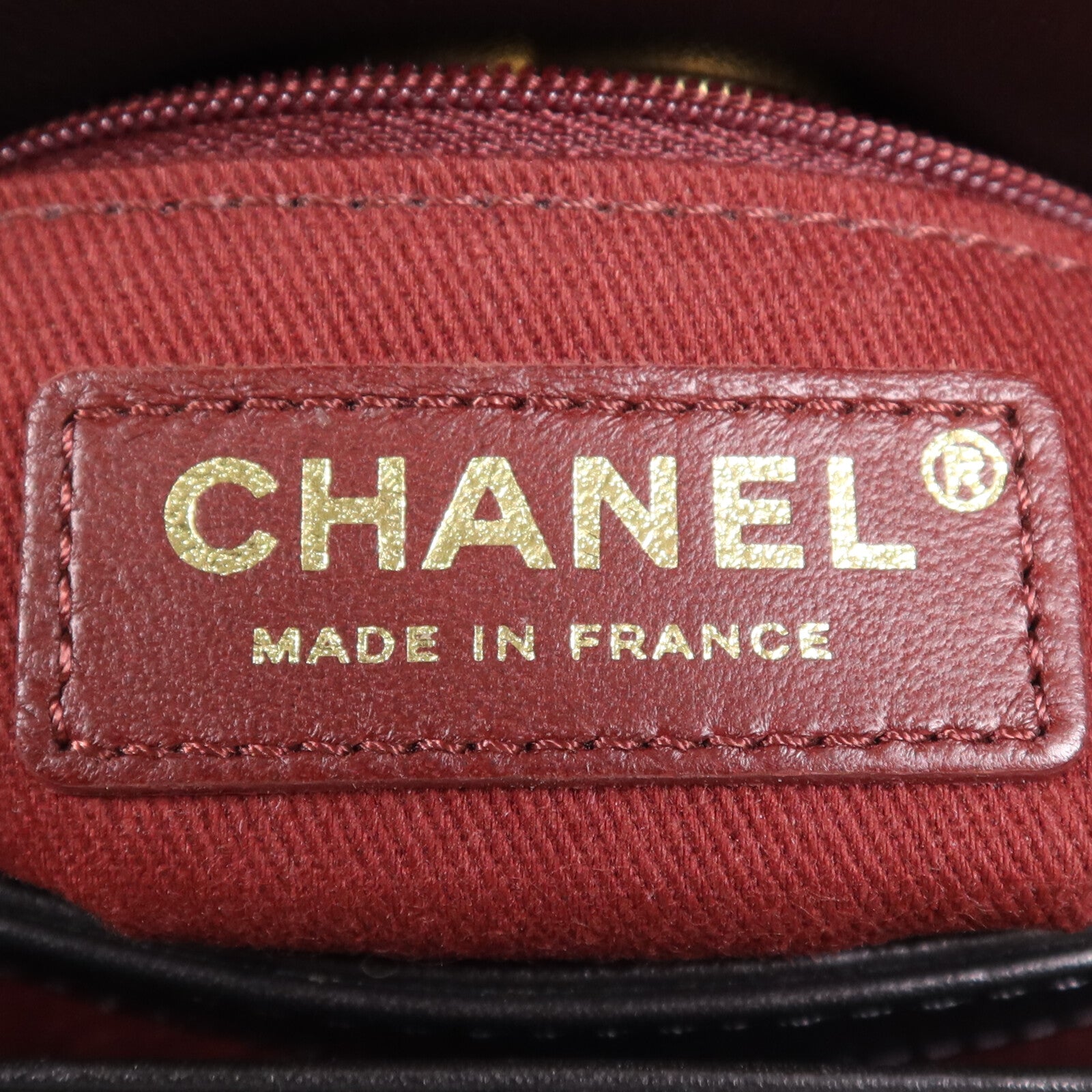 CHANEL 牛皮皮革Chain Shoulder Bag金扣鏈帶肩背袋