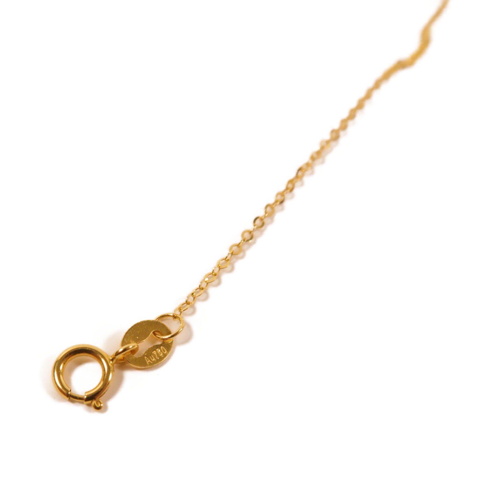 JEWELRY 【激減優惠】18K黃金Diamond Necklace 0.05ct鑽石項鍊金色/彩色