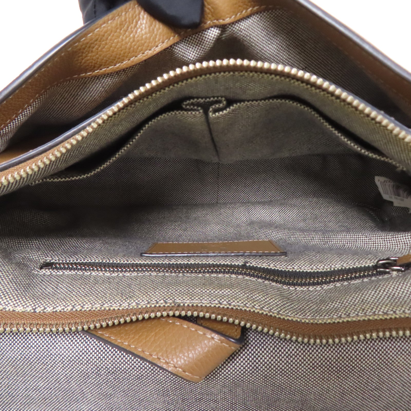 MARC JACOBS SHW Shoulder Bag Calfskin Leather Brown