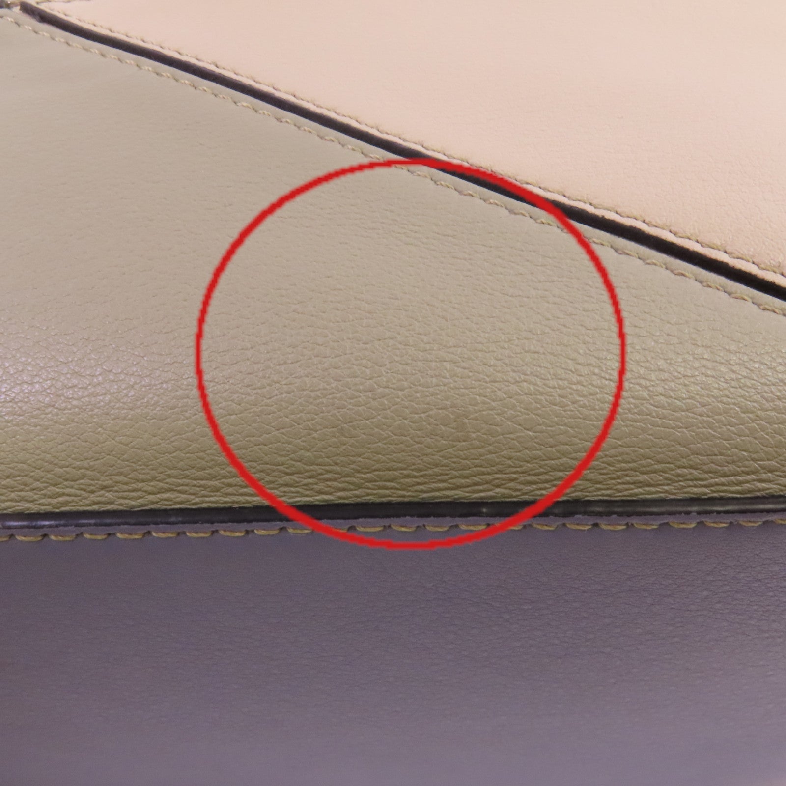LOEWE 牛皮皮革Loewe Puzzle Bag Small銀扣手挽肩背兩用袋