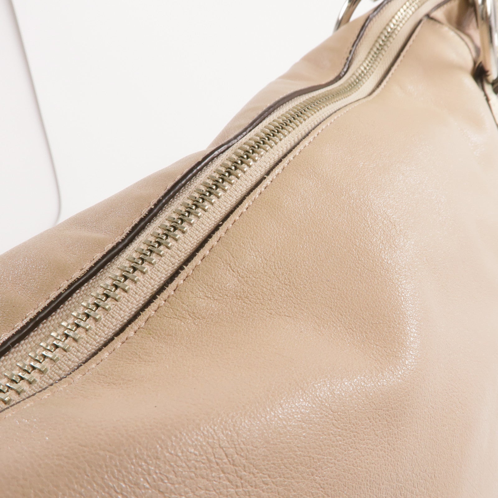 COACH 【激減優惠】牛皮/壓花皮革2 Way Shoulder銀扣手挽肩背兩用袋