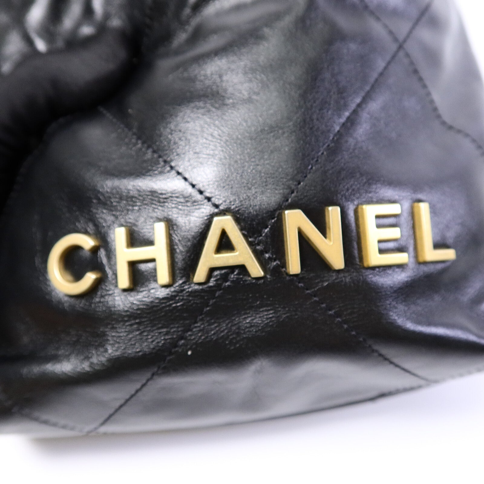 CHANEL 牛皮皮革Mini 22手挽肩背兩用袋