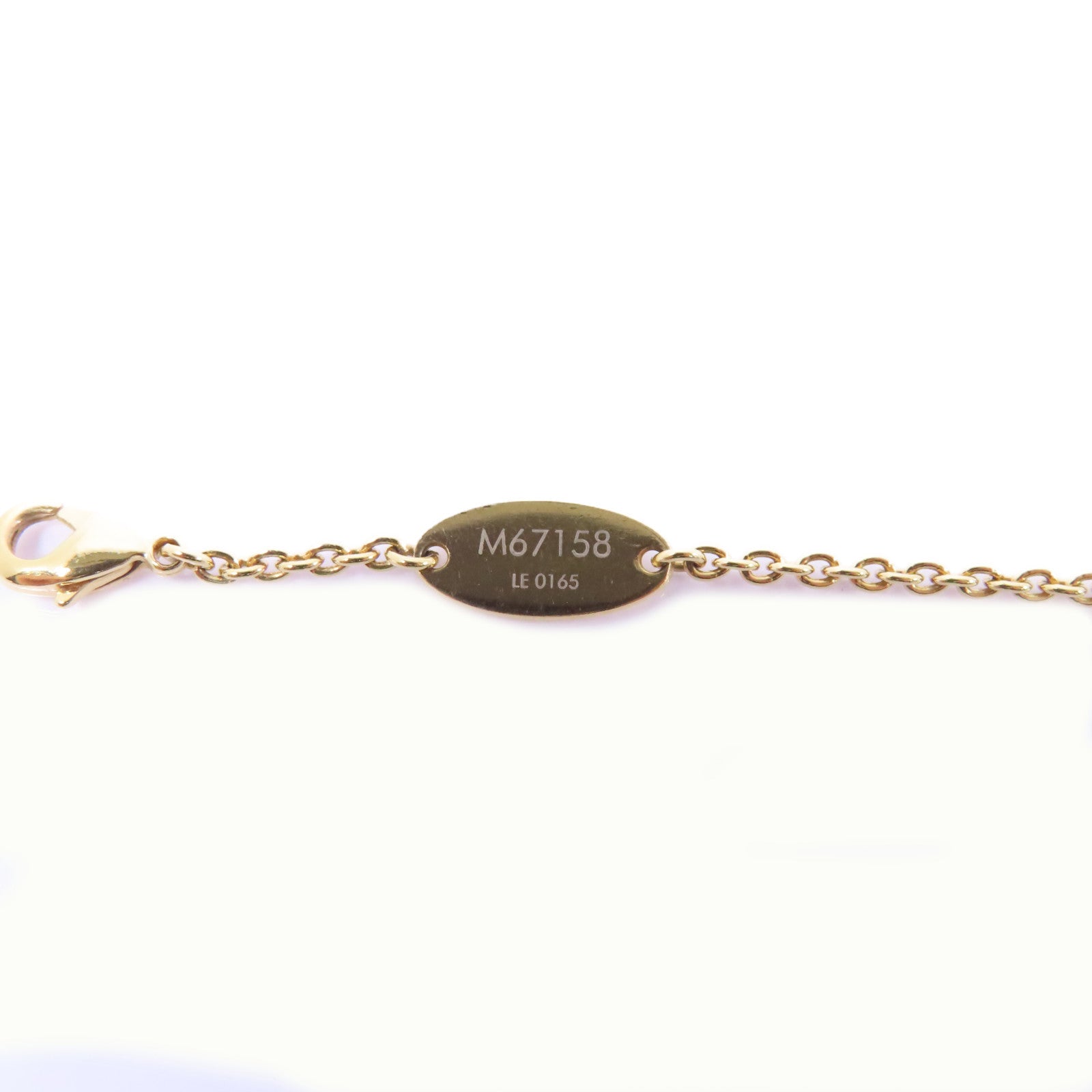 LOUIS VUITTON 金屬Me Bracelet Letter A手鏈金色