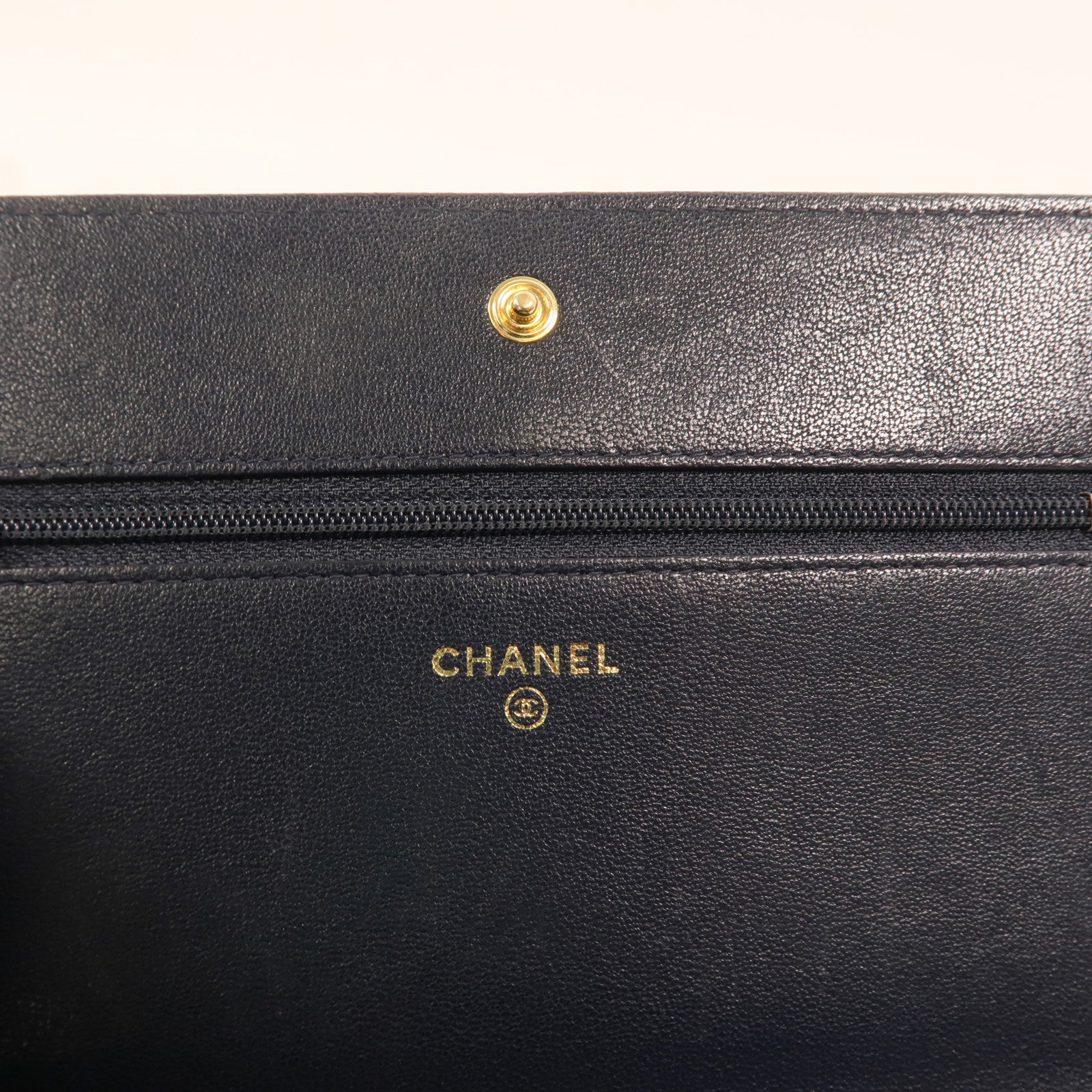 CHANEL 牛皮皮革Mademoiselle Wallet On Chain鏈帶肩背袋