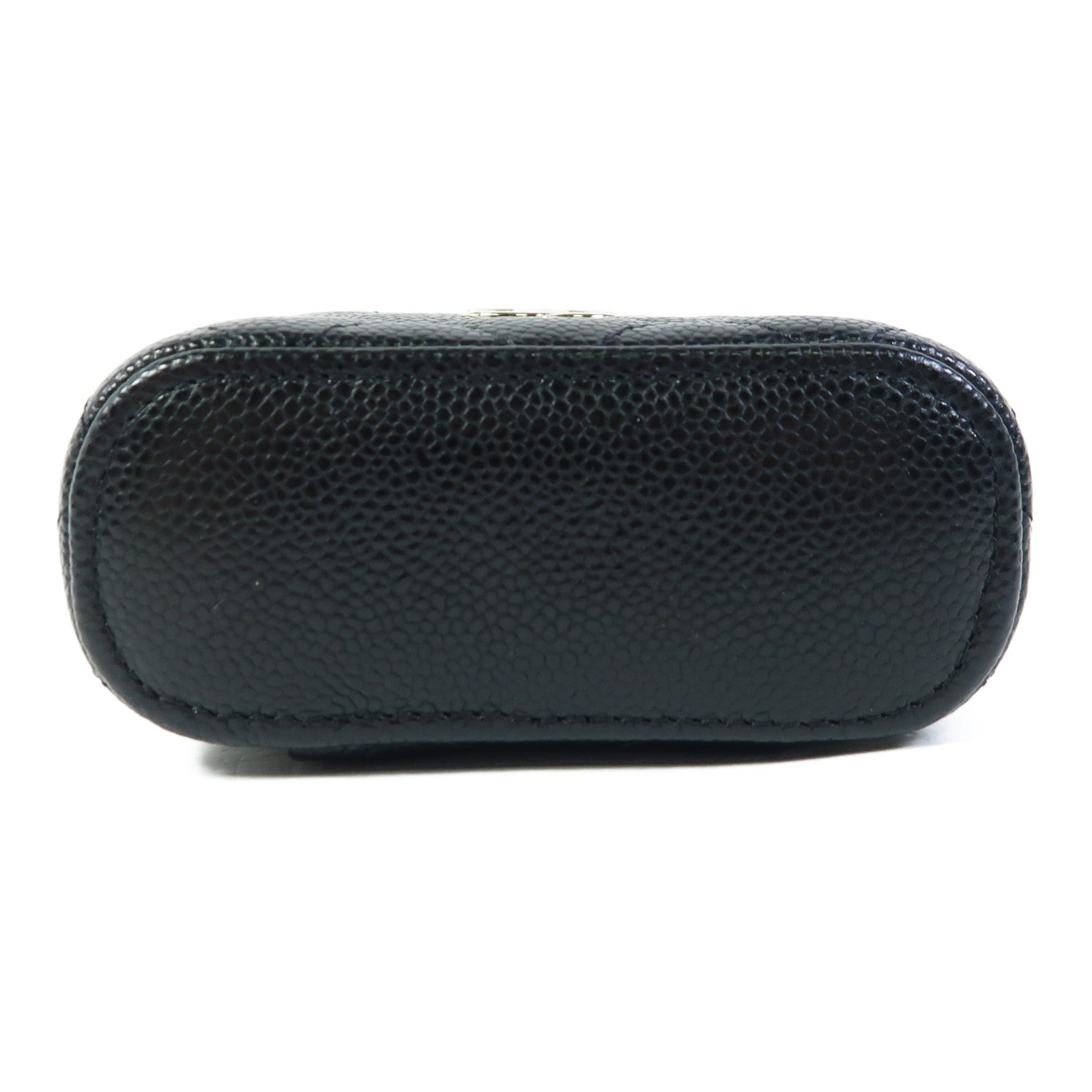 CHANEL 牛皮皮革Vanity Case金扣鏈帶肩背袋