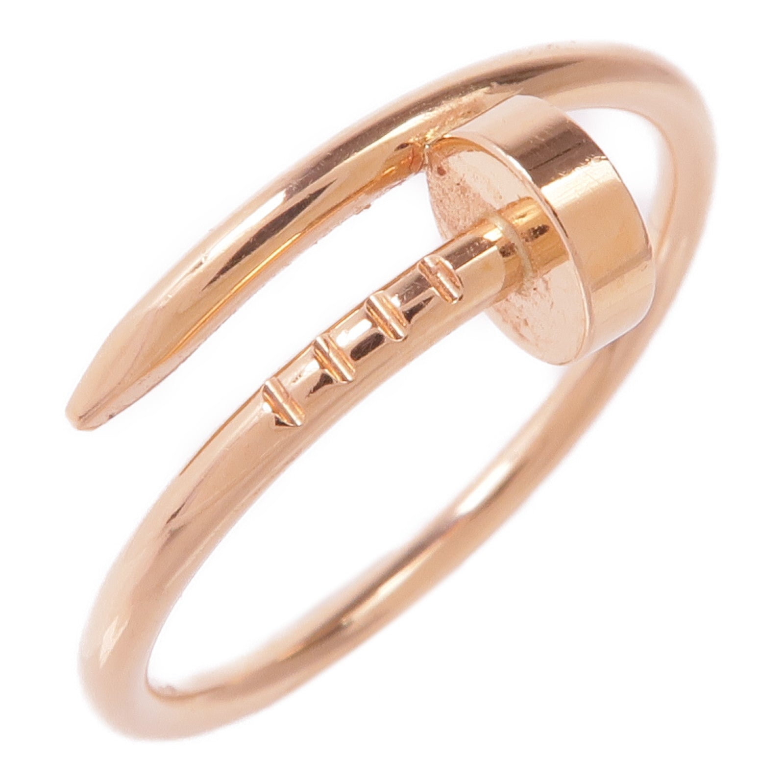 CARTIER 18K玫瑰金Juste un Clou Ring戒指Cartier#58/US#8.5