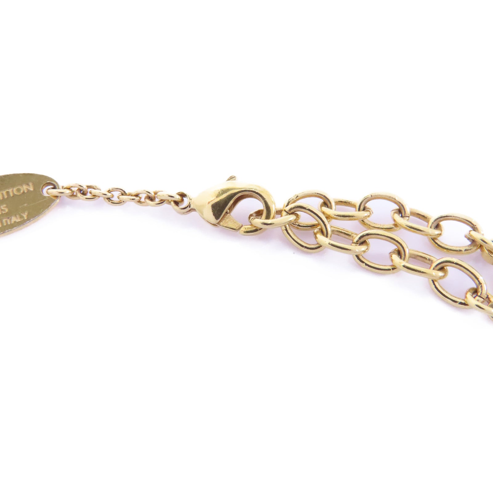 LOUIS VUITTON 金屬Me Bracelet Letter A手鏈金色