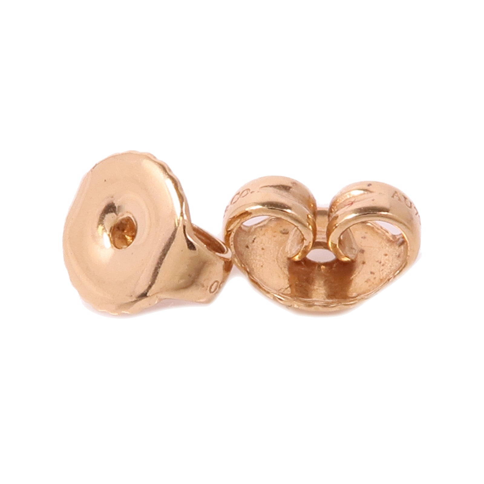 TIFFANY＆CO 18K玫瑰金Open Heart Earrings耳環