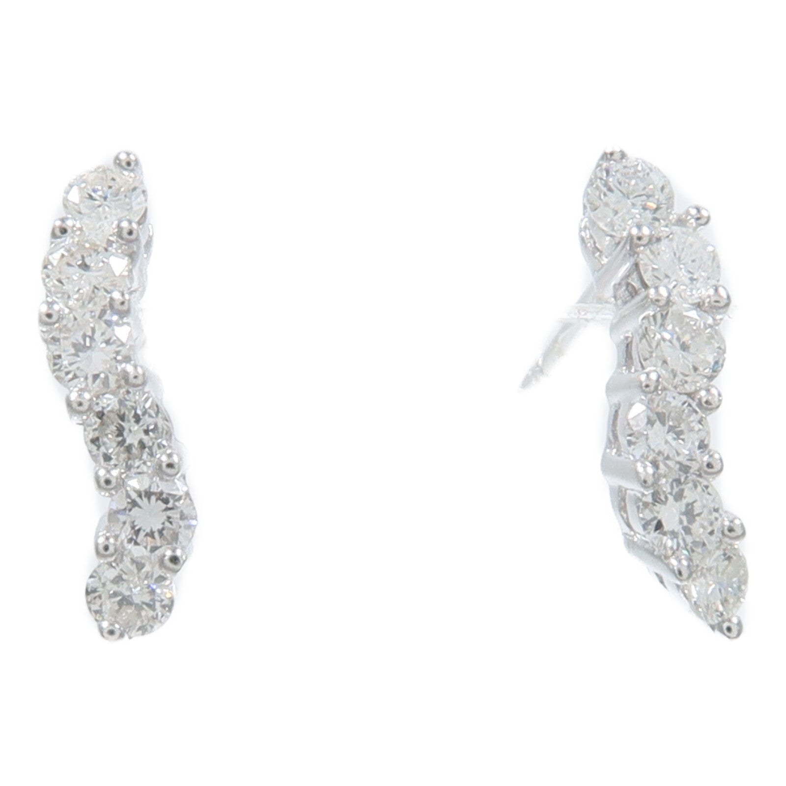 JEWELRY 18K白金Diamond Earrings鑽石耳環