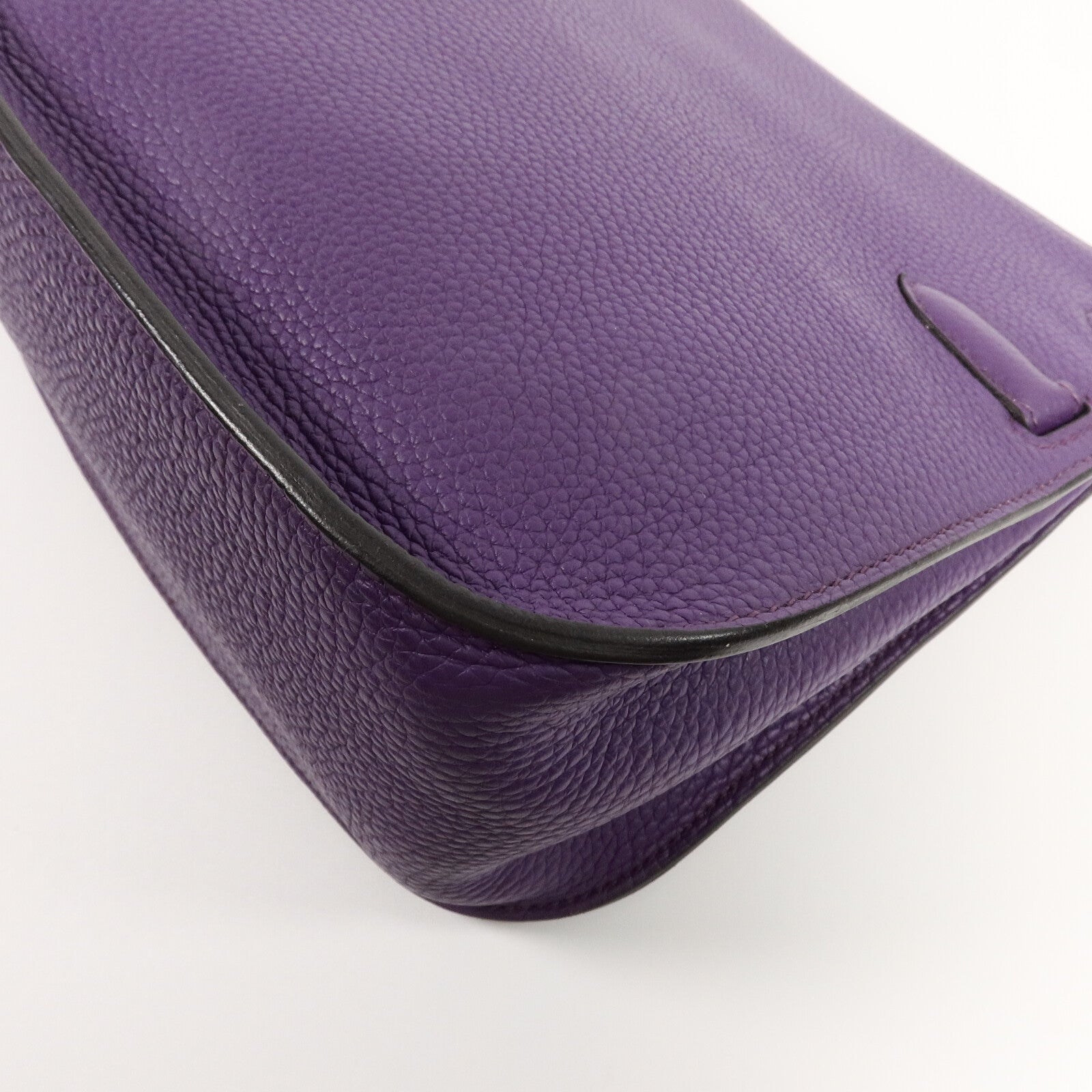 HERMES Clemence皮革Jypsiere 28肩背袋Anemone