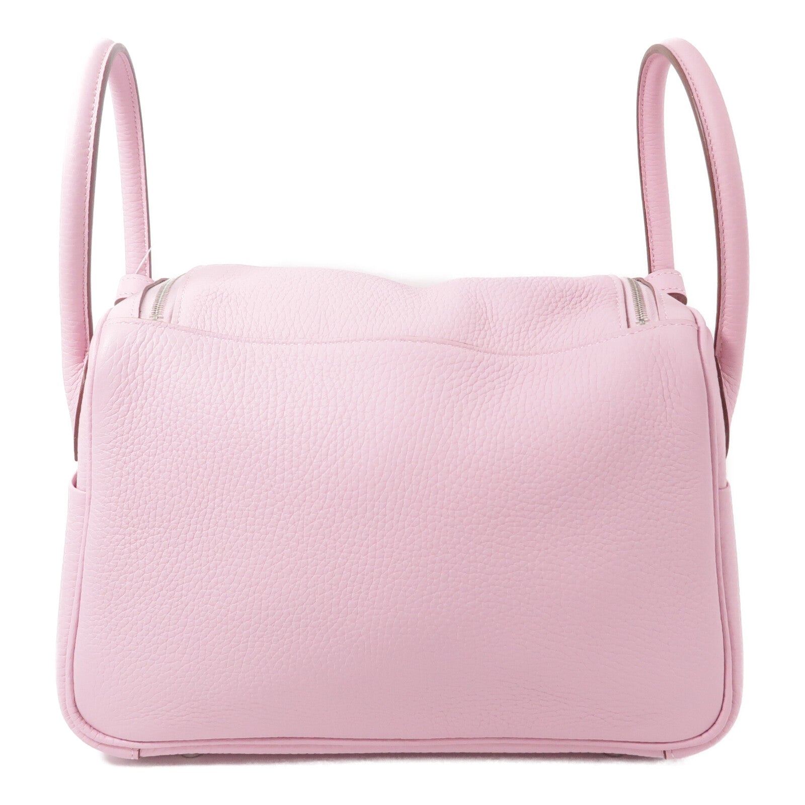 HERMES Clemence皮革Lindy 26手挽肩背兩用袋Mauve Sylvestre
