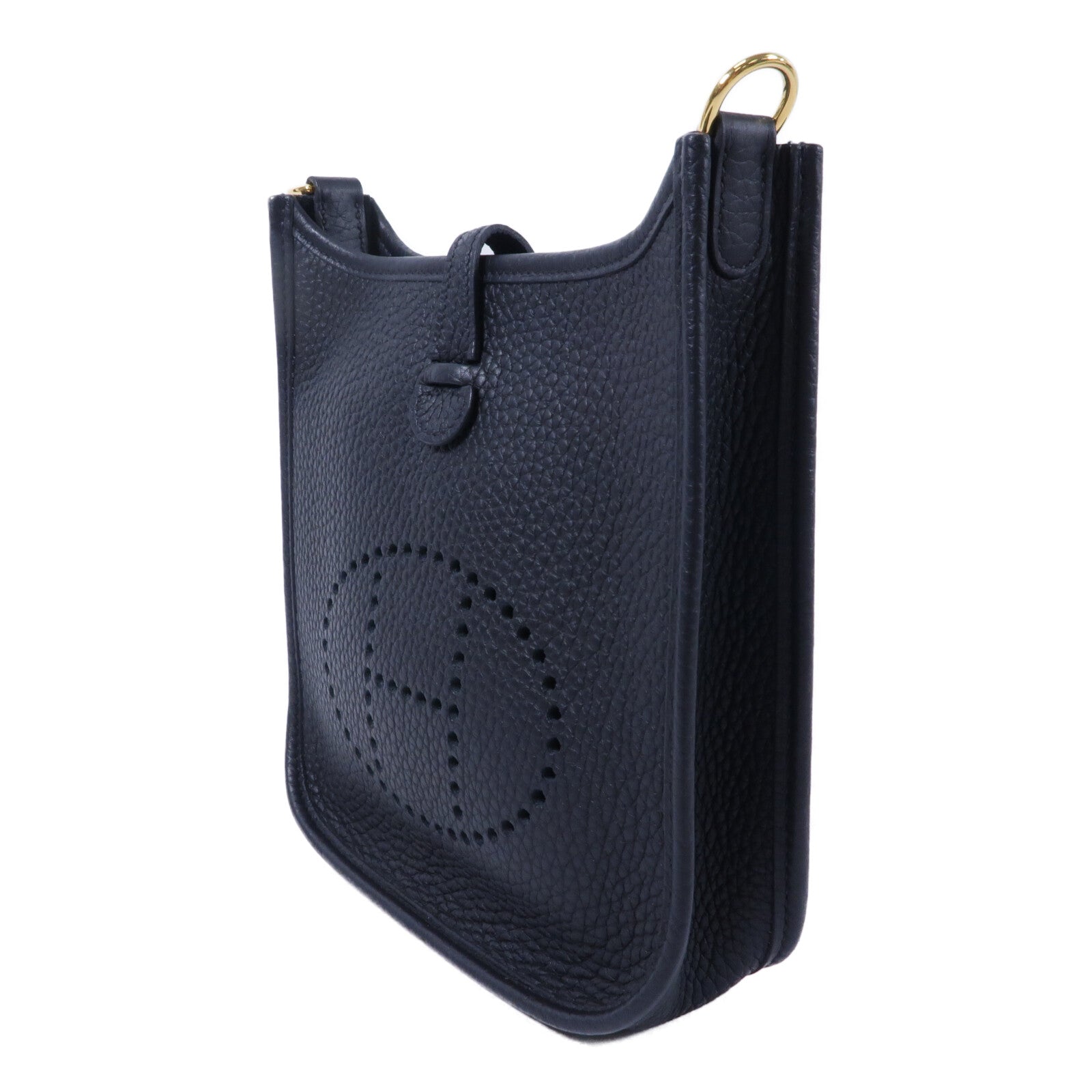 HERMES Clemence皮革Evelyne TPM肩背袋Noir