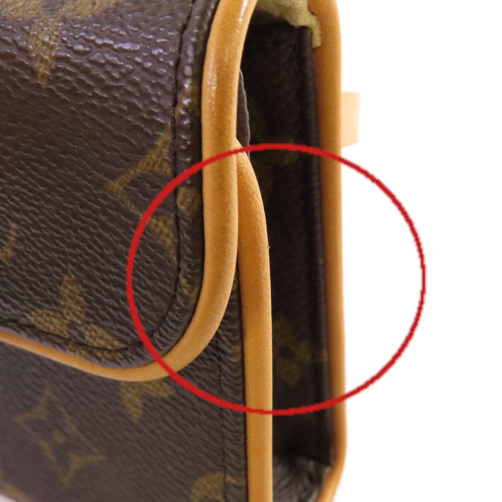 LOUIS VUITTON Monogram Pochette Florentine Waist Bag金扣腰包啡色