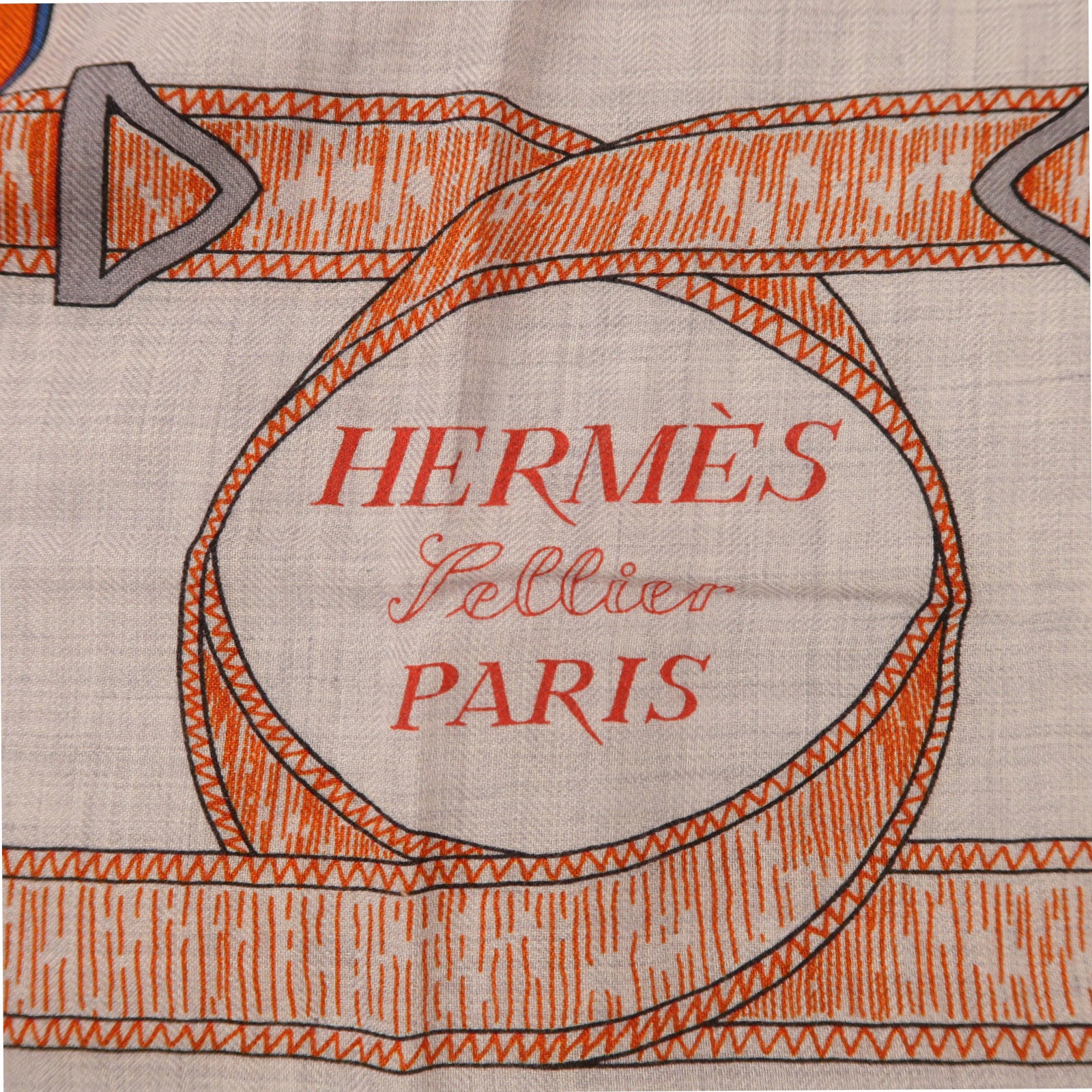HERMES 羊毛/絲質Scarf圍巾