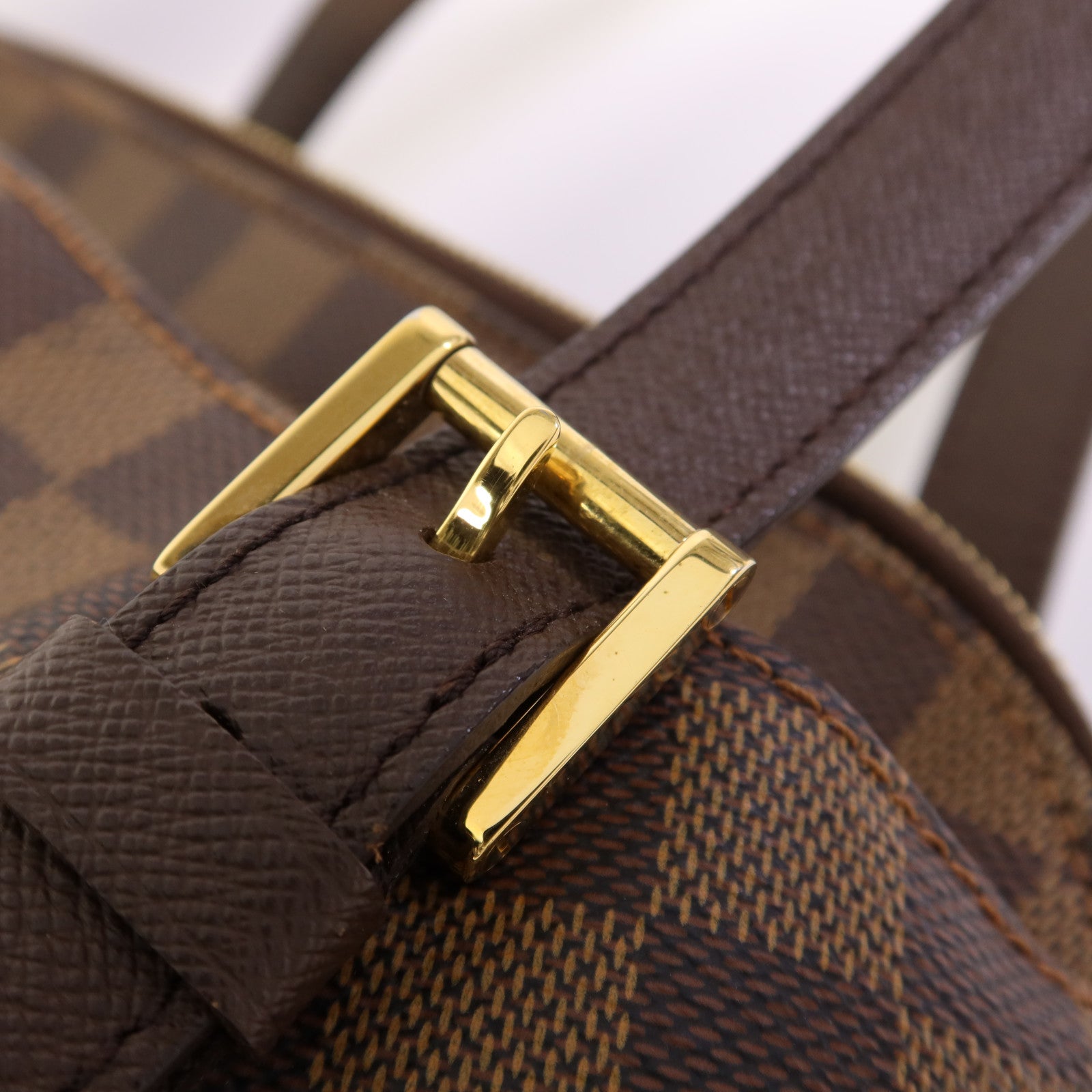 LOUIS VUITTON Damier Belem MM金扣肩背袋
