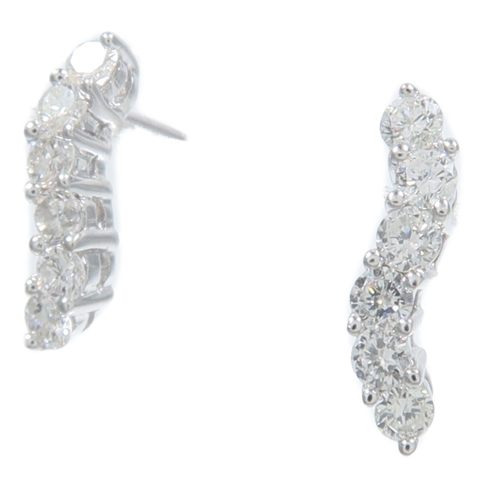 JEWELRY 18K白金Diamond Earrings鑽石耳環