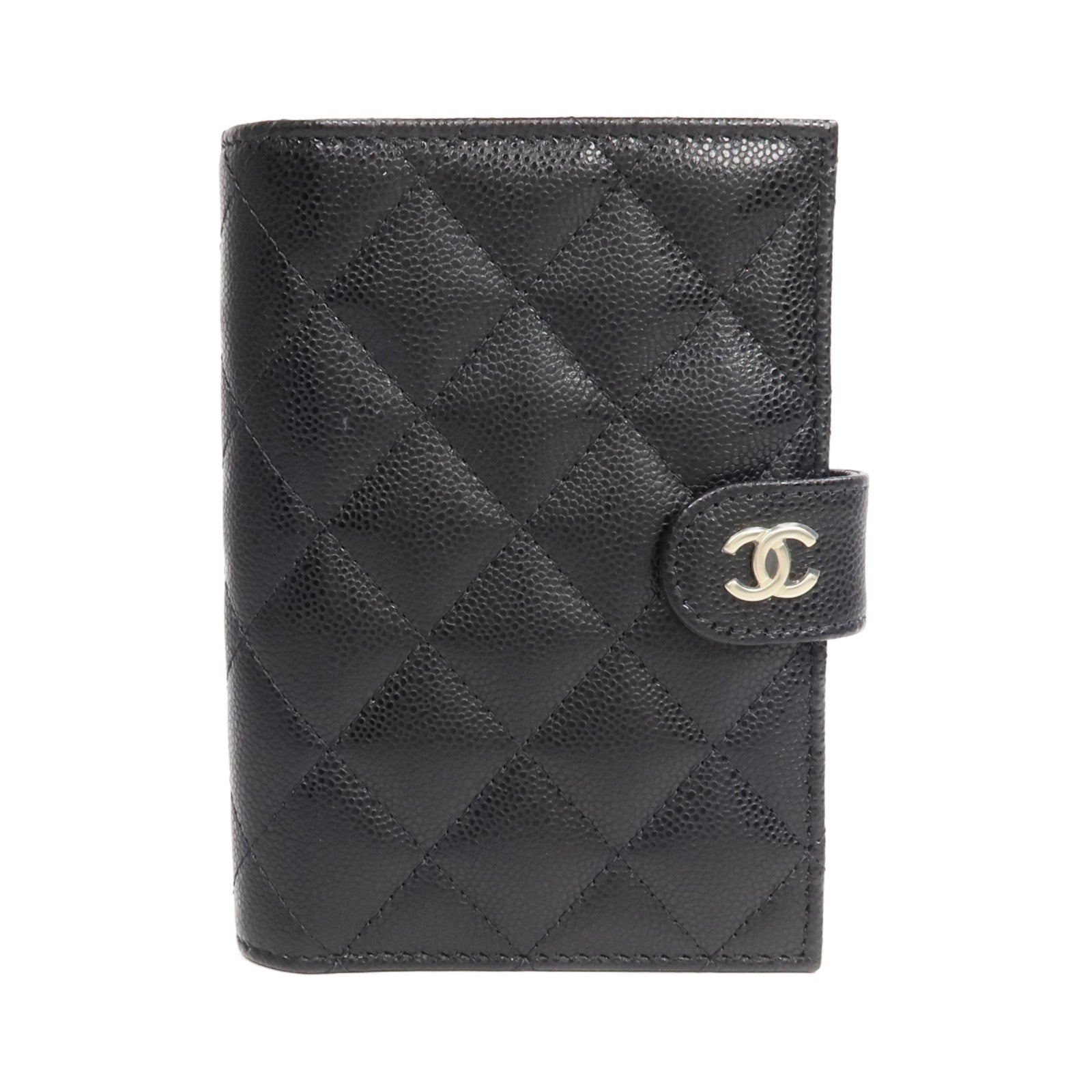 CHANEL 牛皮皮革Passport Holder金扣錢包/護照套