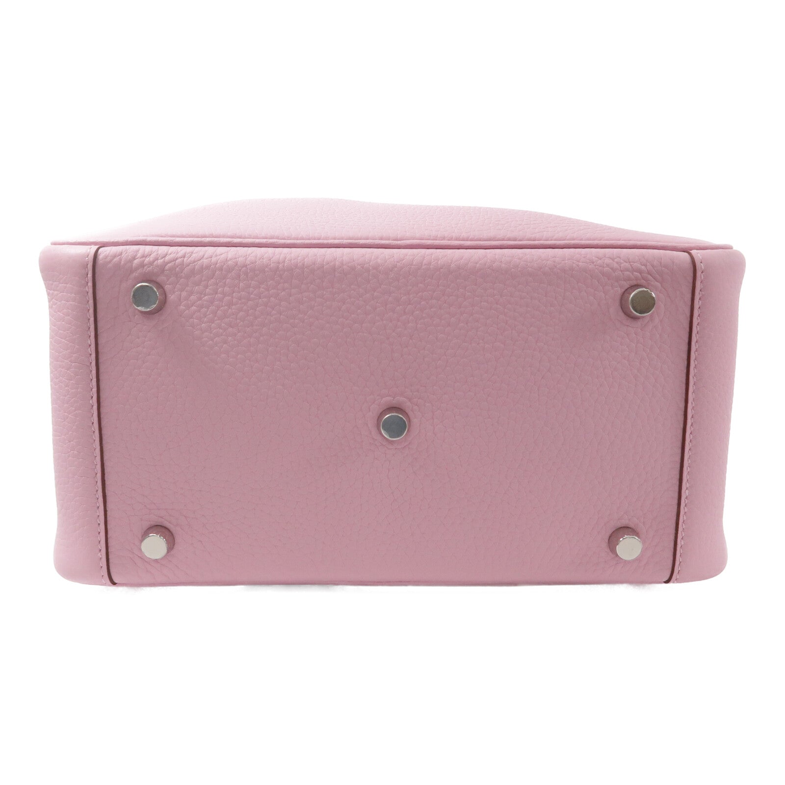 HERMES Clemence皮革Lindy 26手挽肩背兩用袋Mauve Sylvestre