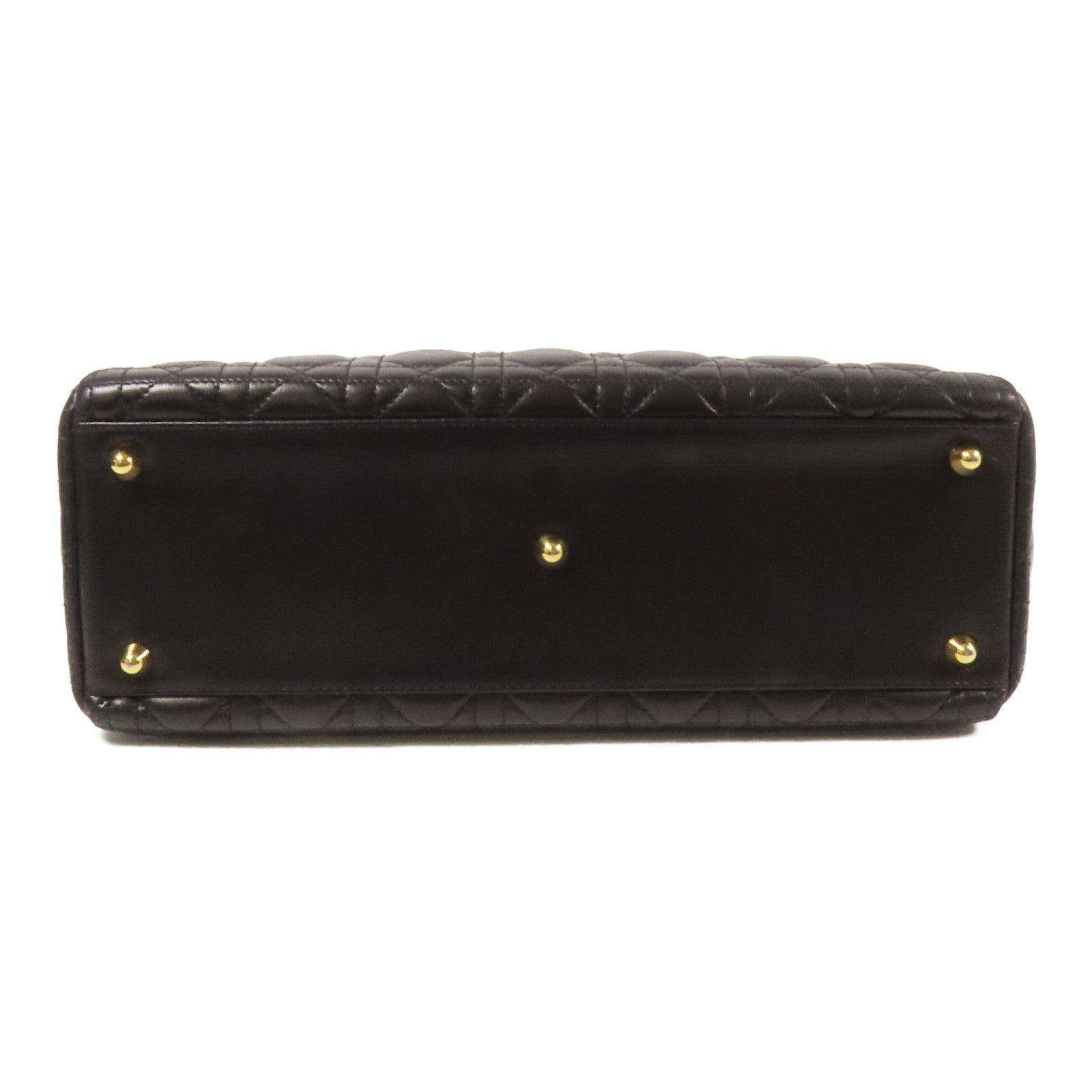 Dior 羊皮皮革Lady Dior Large金扣手挽袋