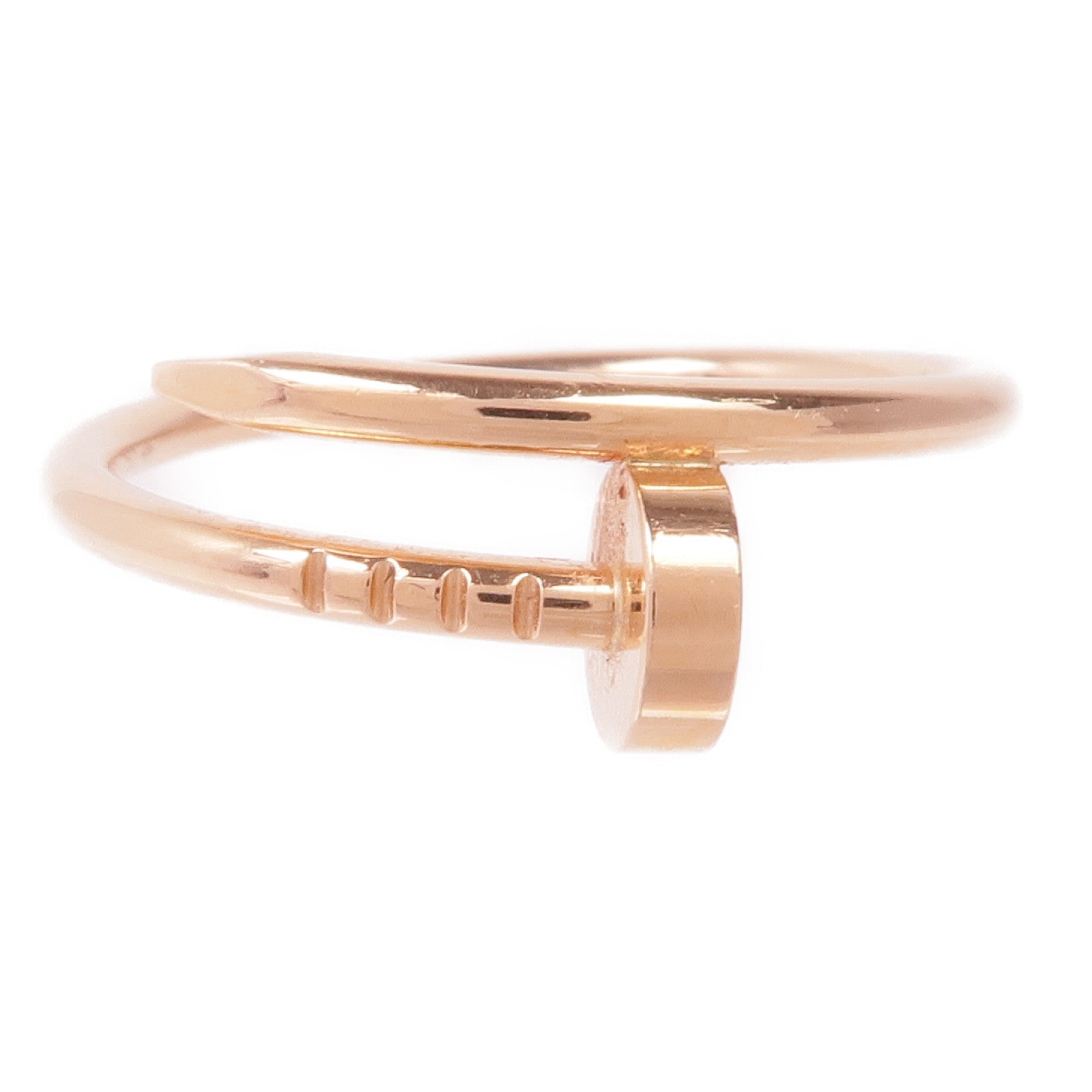 CARTIER 18K玫瑰金Juste un Clou Ring戒指Cartier#58/US#8.5