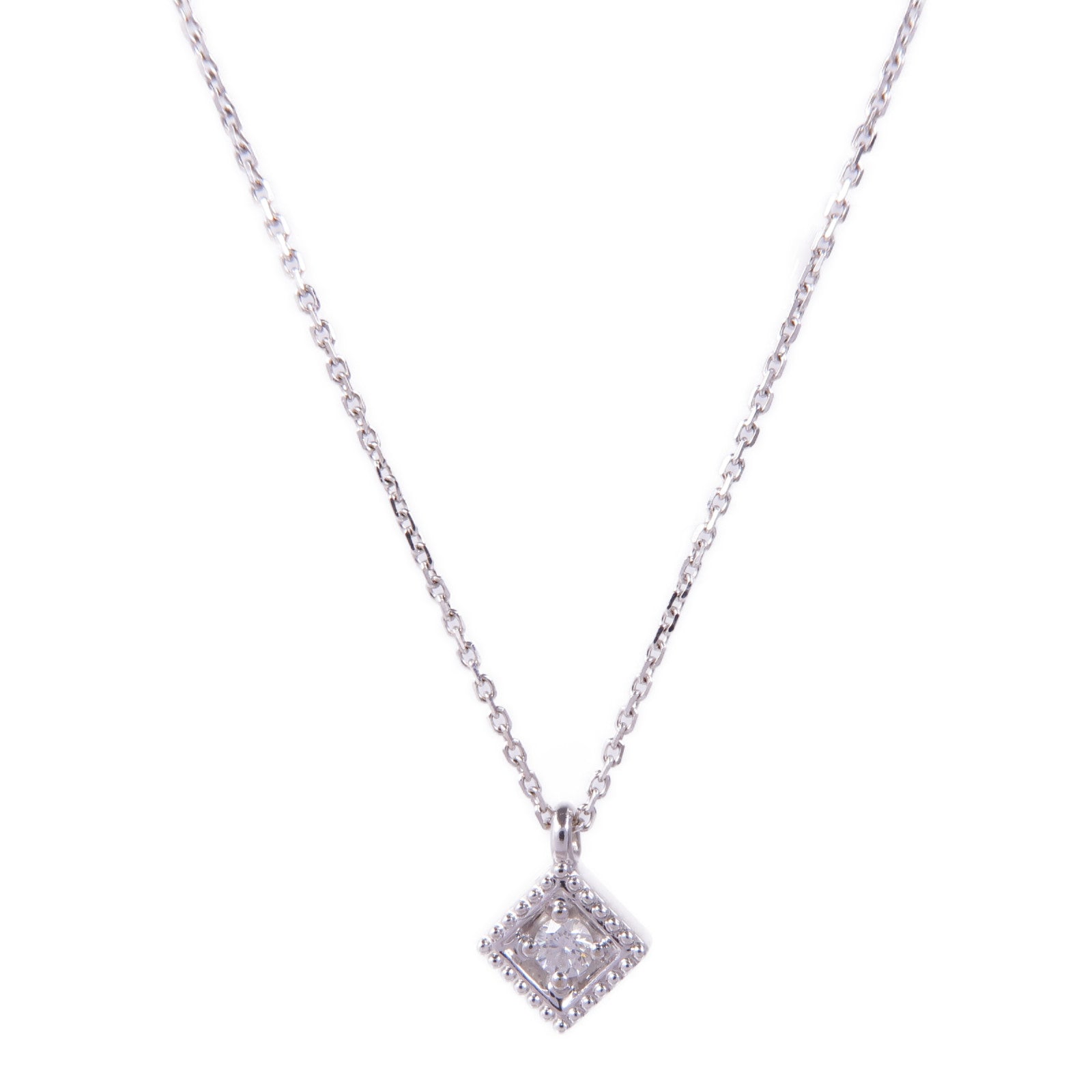 JEWELRY 18K白金Diamond Necklace鑽石項鍊