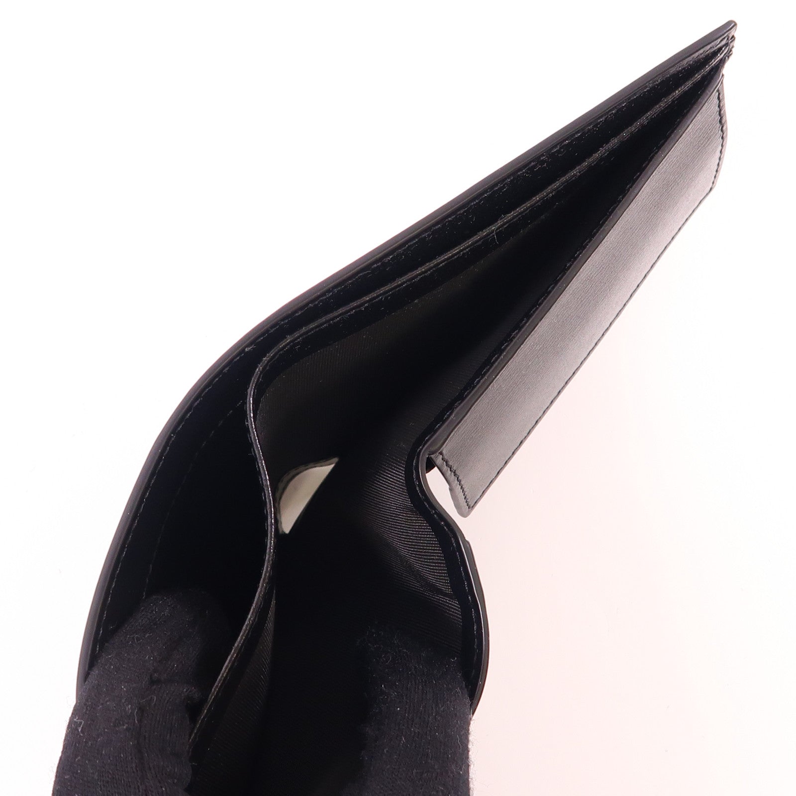 SAINT LAURENT 牛皮皮革Tiny Monogram Wallet金扣錢包