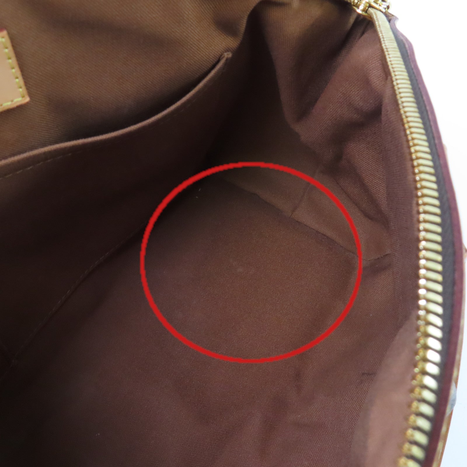 LOUIS VUITTON Monogram Tivoli PM Hand Bag金扣手挽袋啡色
