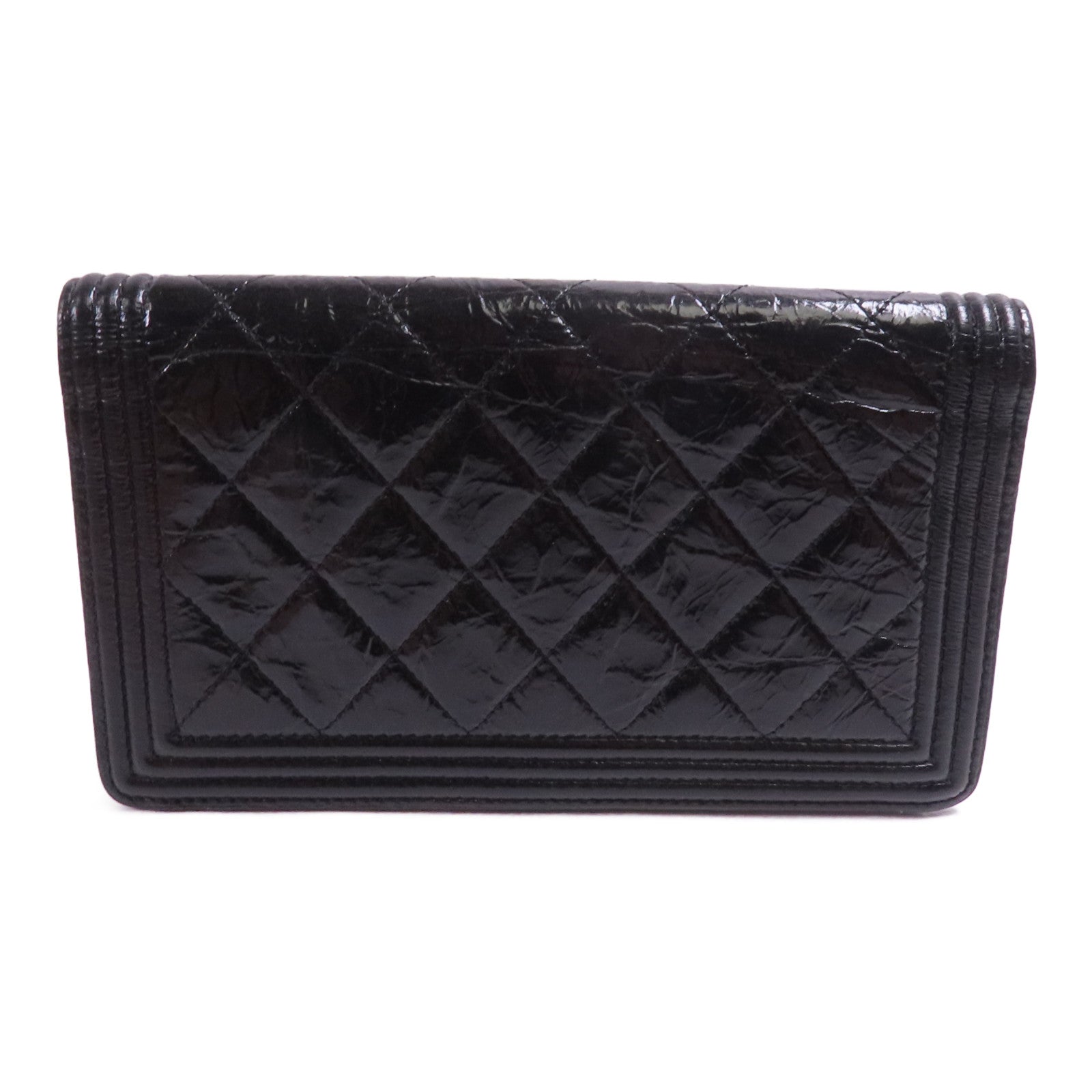 CHANEL 塗層帆布Long Wallet長錢包