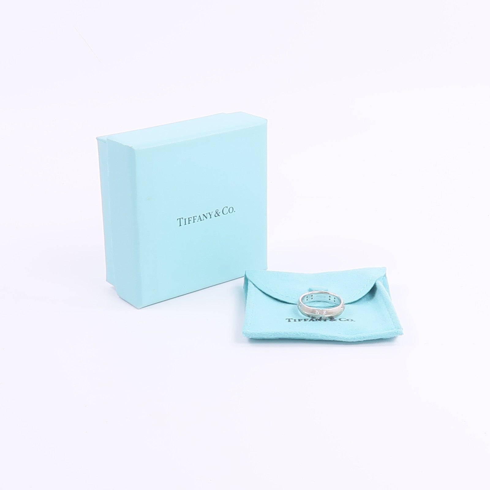 TIFFANY＆CO 18K白金Streamerica Diamond鑽石戒指
