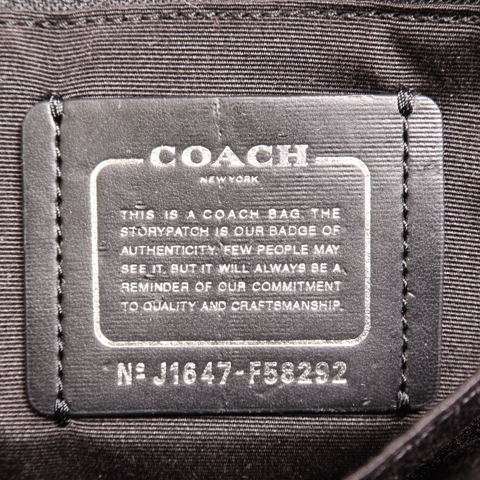 COACH 塗層帆布Tote Bag金扣肩背袋