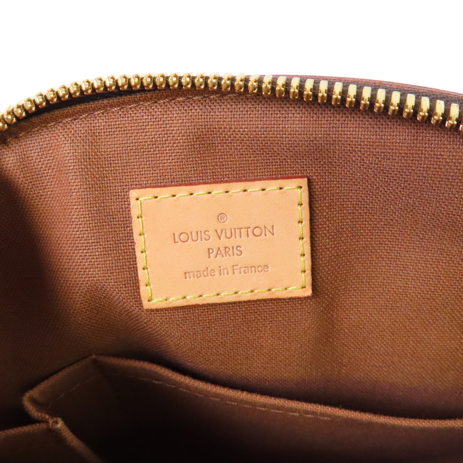 LOUIS VUITTON Monogram Tivoli PM Hand Bag金扣手挽袋啡色
