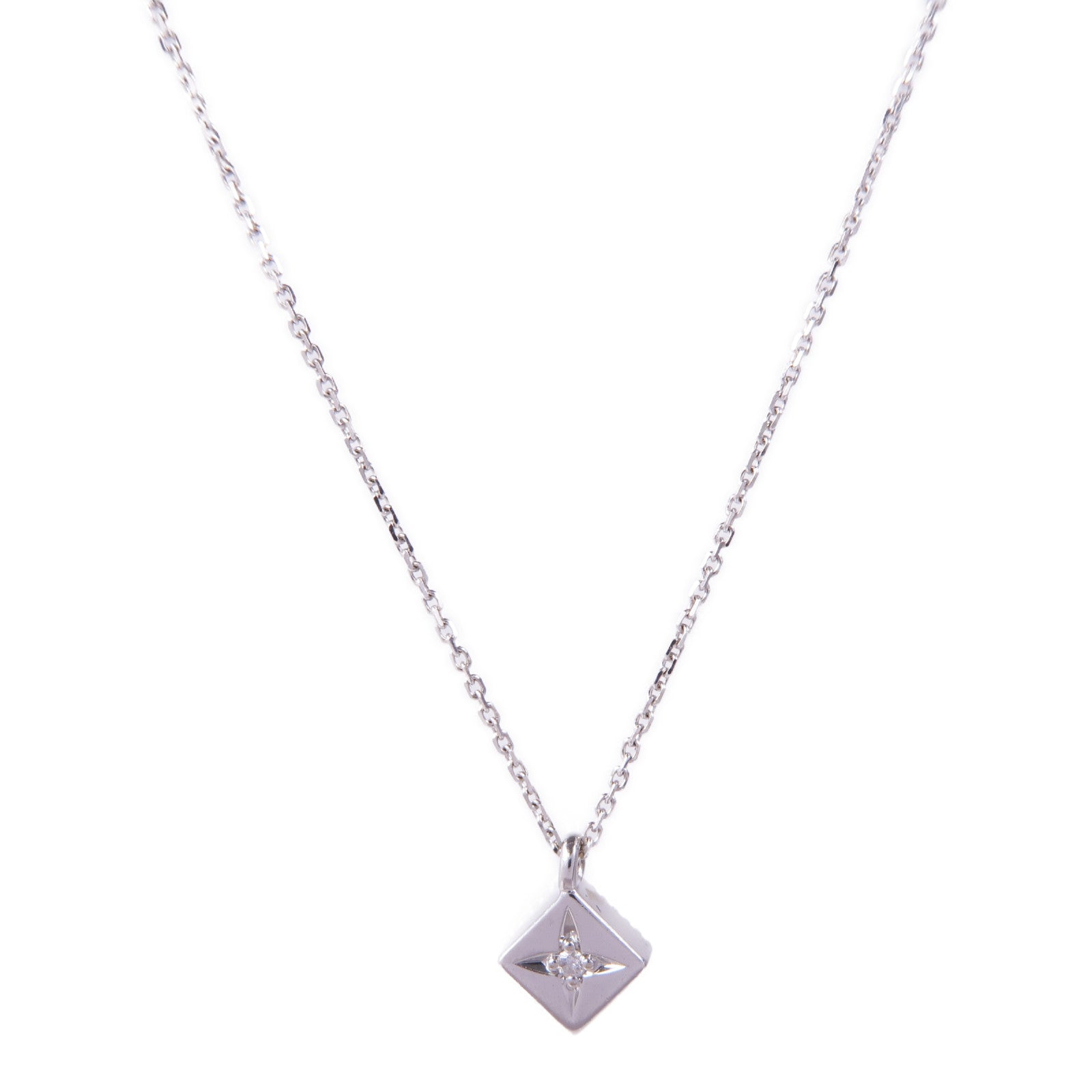JEWELRY 18K白金Diamond Necklace鑽石項鍊