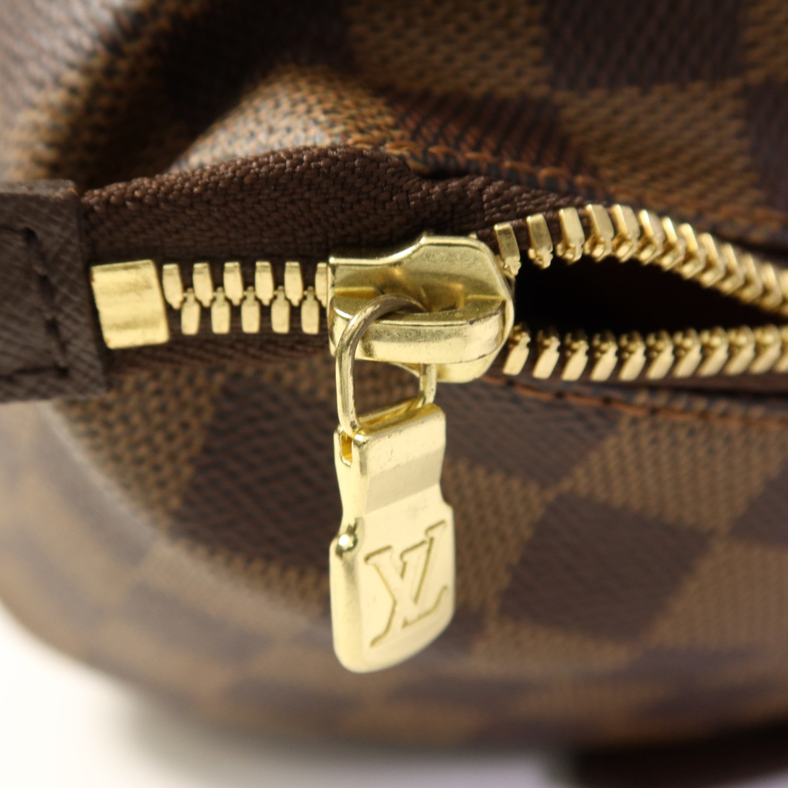 LOUIS VUITTON Damier Belem MM金扣肩背袋
