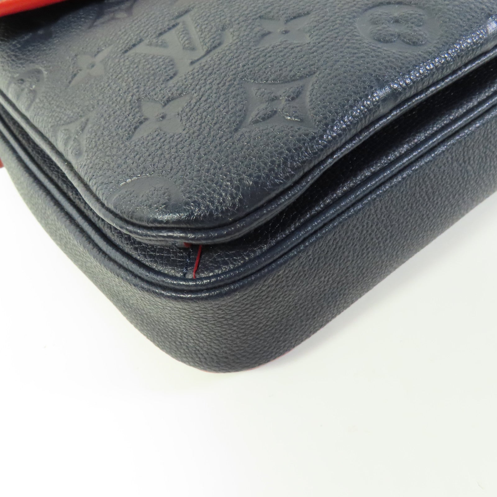 LOUIS VUITTON LV GHW Pochette Metis 2 Way Bag M44071 Monogram Empreinte Navy