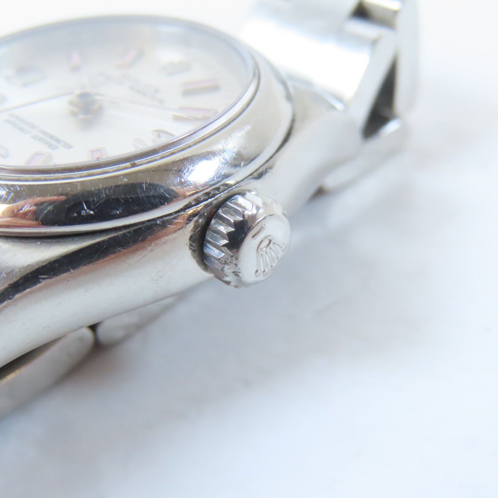 ROLEX Oyster Perpetual 26不鏽鋼手錶自動機芯銀色